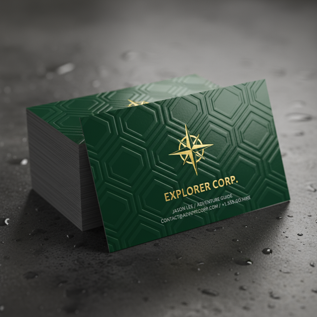 Embossed Gloss Business Cards